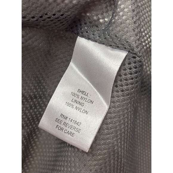 Lauren James Co. Preptec Hooded Lightweight Gray Nylon Jacket M - Picture 6 of 9